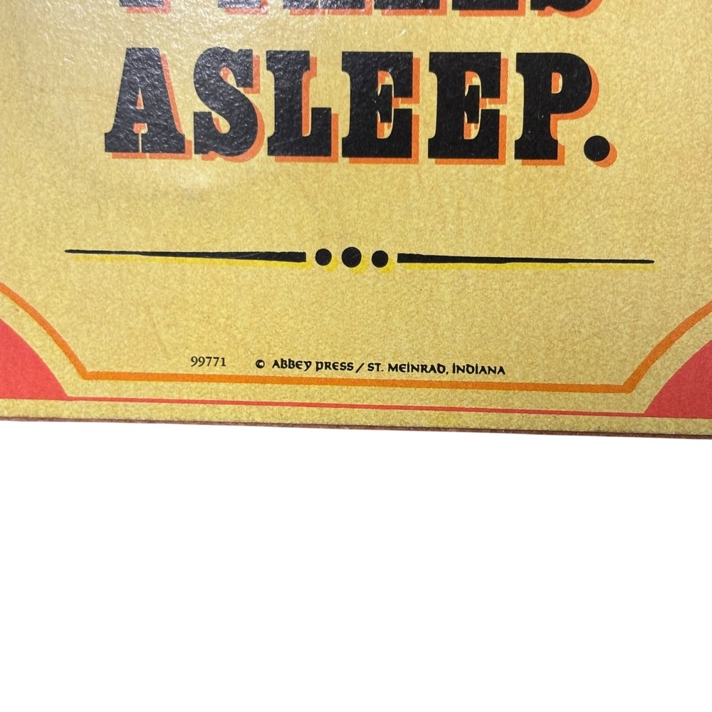 Vintage Abbey Press‎ St. Meinrad Indiana Wood Sign - Office Decor Funny Saying - Picture 4 of 5